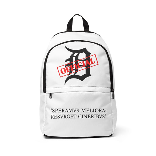 D-OFFICIAL BRANDS "Original Logo" Backpack (Black Logo Collection)