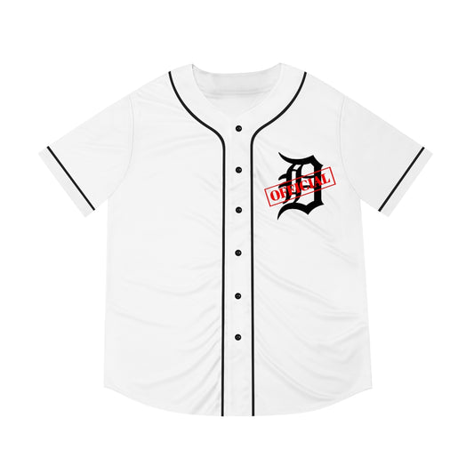 D-OFFICIAL BRANDS "Original Logo" Men's Baseball Jersey (Black Logo Collection)