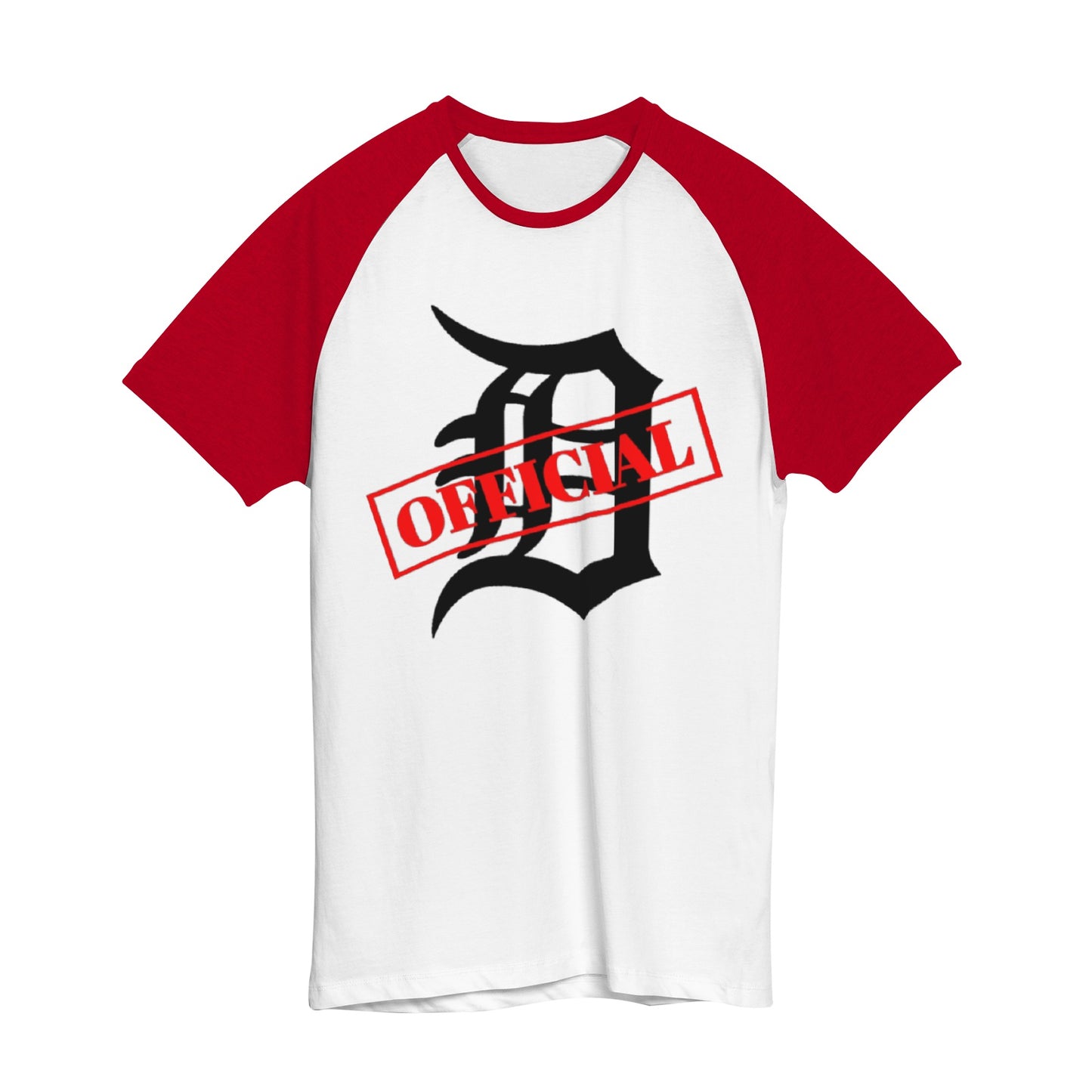 D-OFFICIAL BRANDS "Original Logo" Women's Raglan T-Shirt (Black Logo Collection)