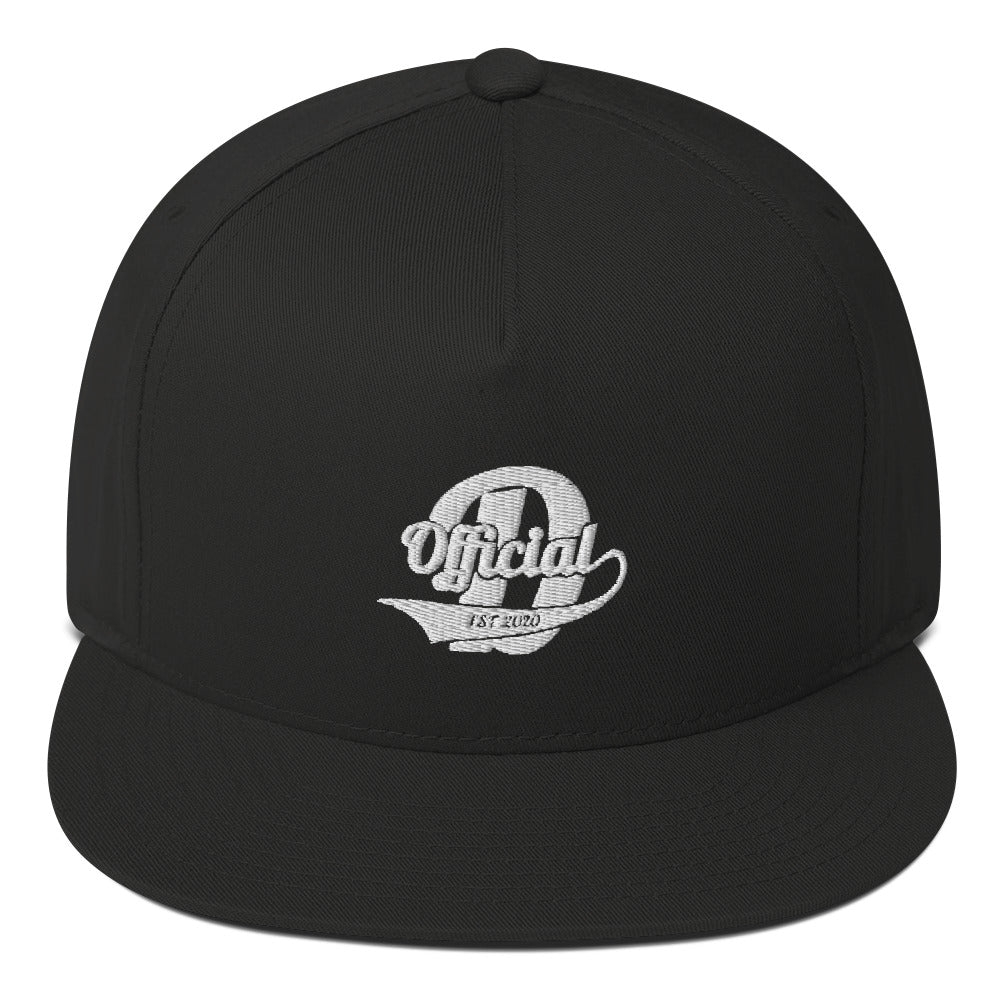 D-OFFICIAL BRANDS "Signature Logo" Snapback Baseball Cap (White Signature Collection)