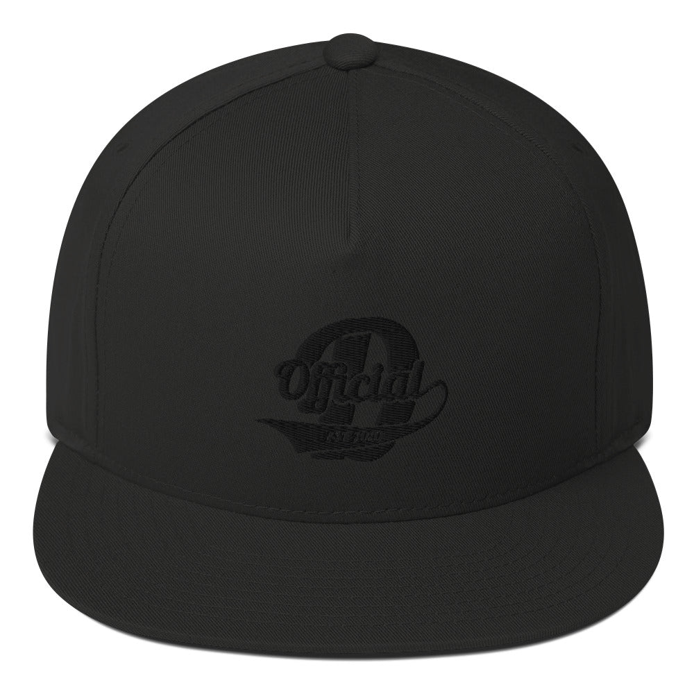 D-OFFICIAL BRANDS "Signature Logo" Snapback Baseball Cap (Black Signature Collection)