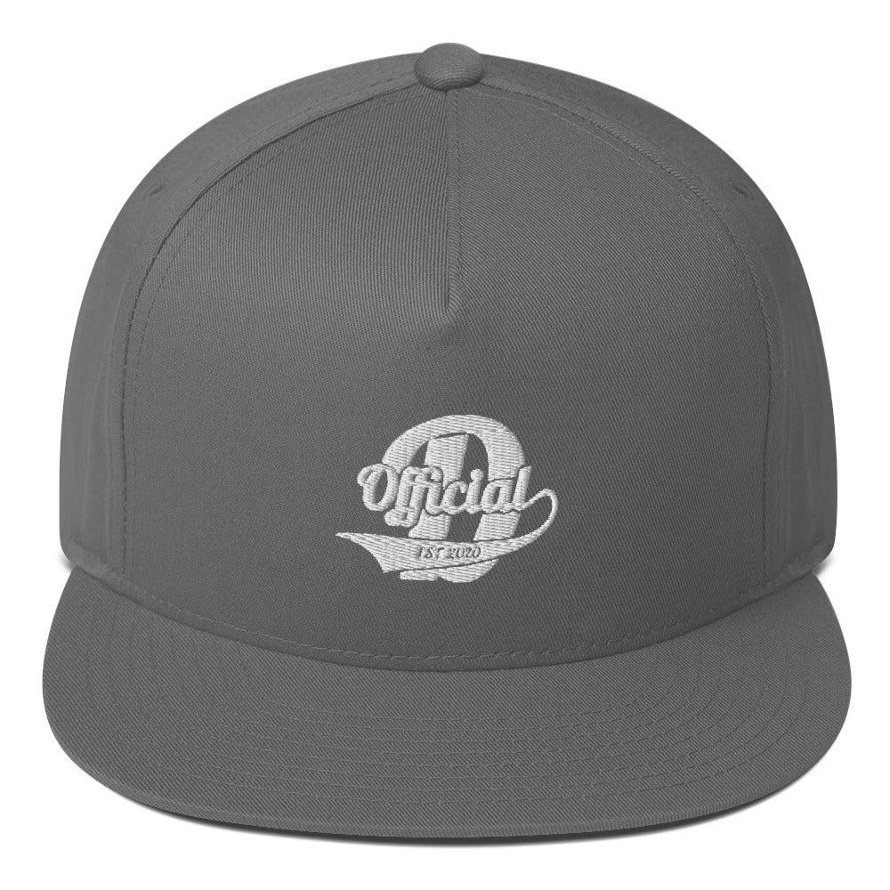 D-OFFICIAL BRANDS "Signature Logo" Snapback Baseball Cap (White Signature Collection)