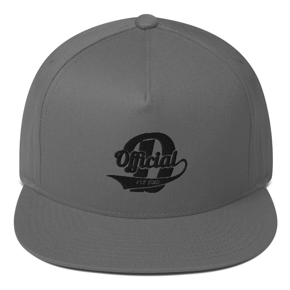 D-OFFICIAL BRANDS "Signature Logo" Snapback Baseball Cap (Black Signature Collection)