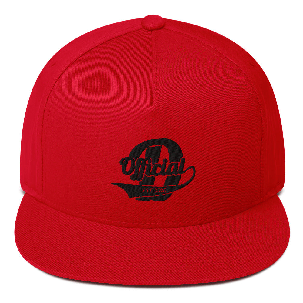 D-OFFICIAL BRANDS "Signature Logo" Snapback Baseball Cap (Black Signature Collection)