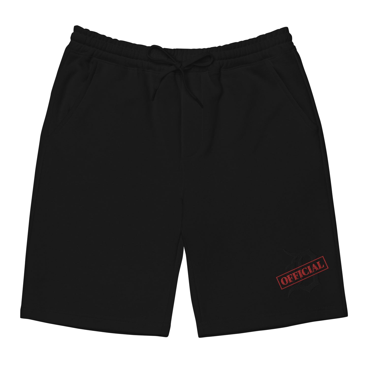 D-OFFICIAL BRANDS "Original Logo" Premium Fleece Shorts (Black Logo Collection)