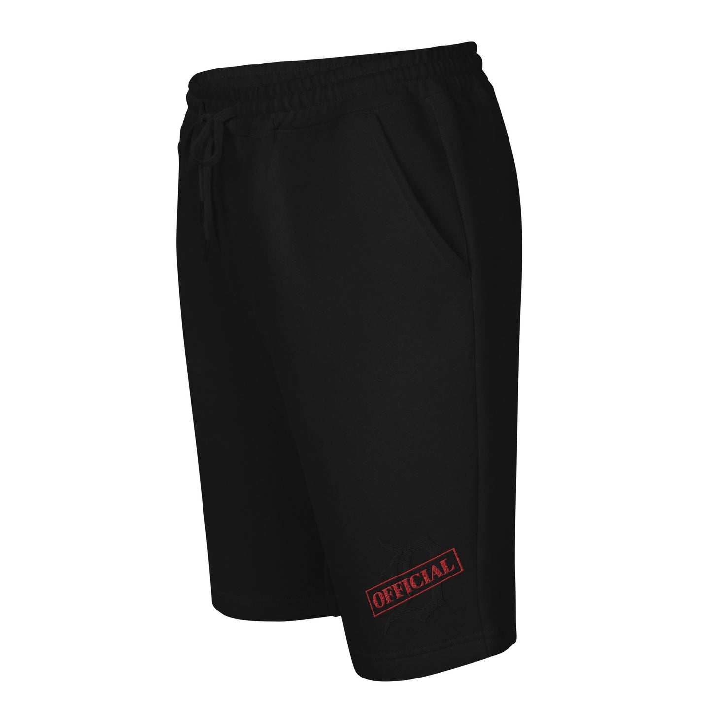 D-OFFICIAL BRANDS "Original Logo" Premium Fleece Shorts (Black Logo Collection)