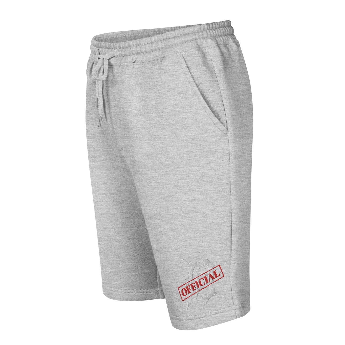 D-OFFICIAL BRANDS "Original Logo" Premium Fleece Shorts (White Logo Collection)