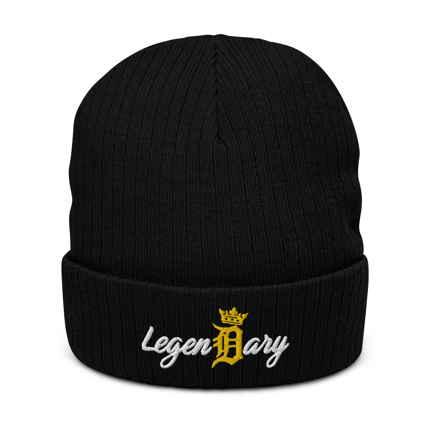 D-OFFICIAL BRANDS "LegenDary" Embroidered Knit Skull Cap