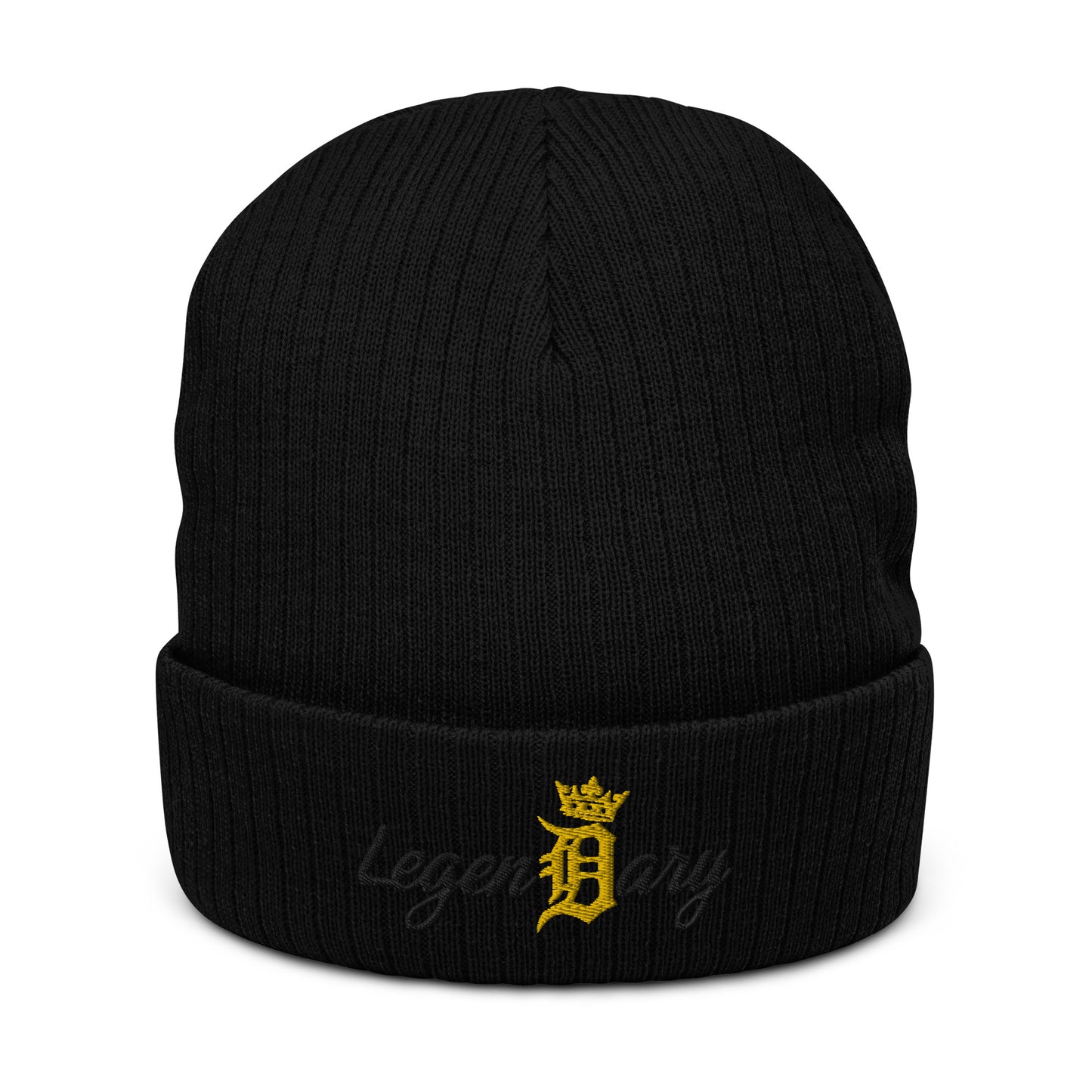 D-OFFICIAL BRANDS "LegenDary" Embroidered Knit Skull Cap