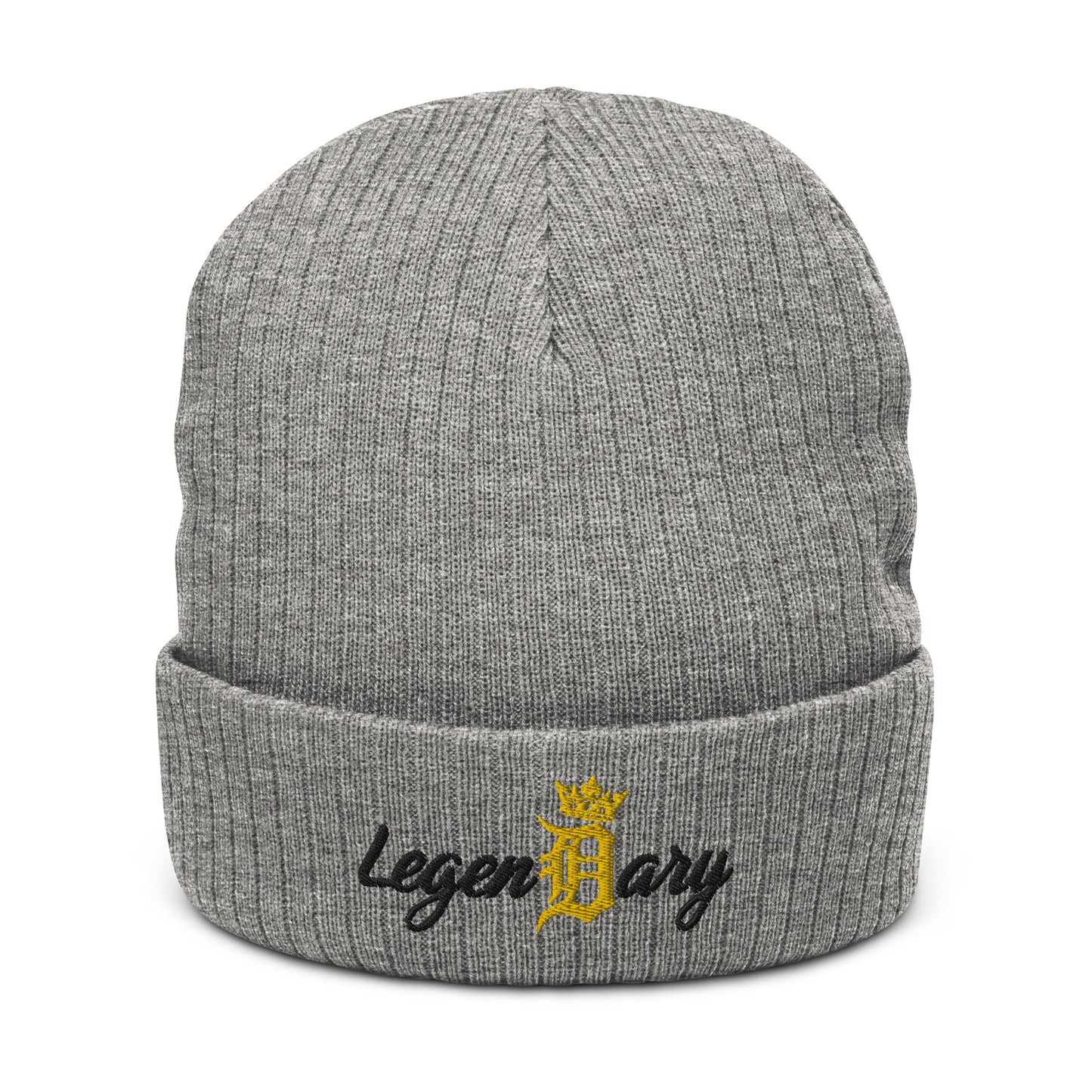 D-OFFICIAL BRANDS "LegenDary" Embroidered Knit Skull Cap