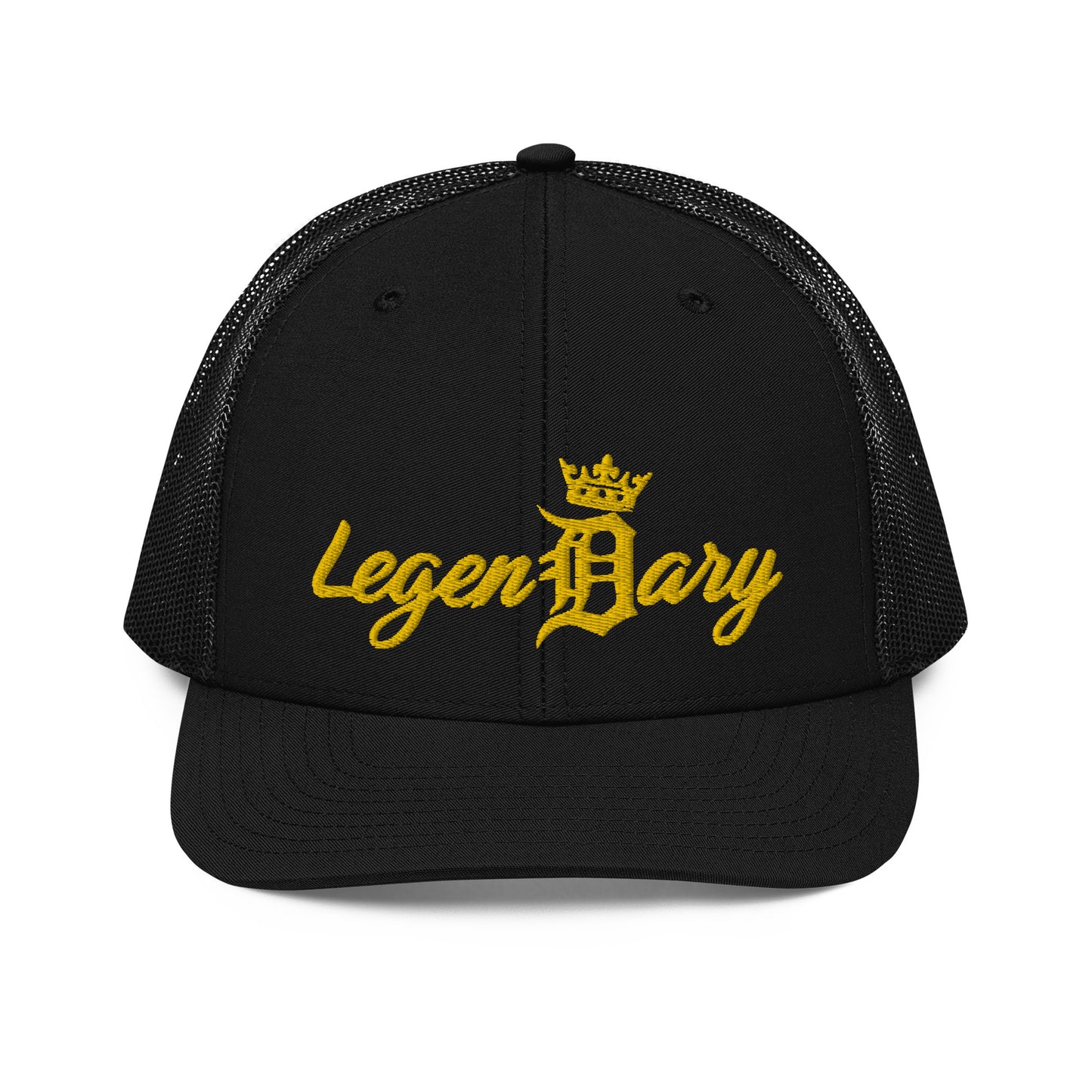 LEGENDARY "Original Logo" Embroidered Trucker Cap. By D-OFFICIAL BRANDS