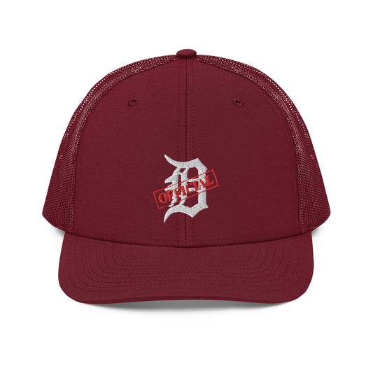 D-OFFICIAL BRANDS "Original Logo" Embroidered Trucker Cap