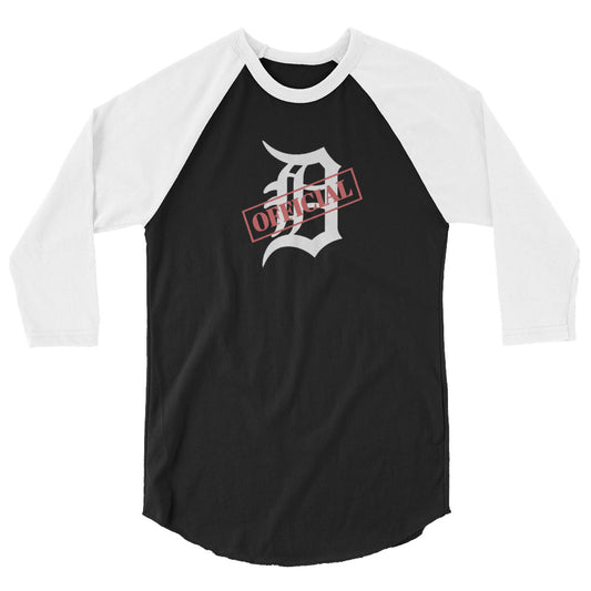 D-OFFICIAL BRANDS "Original Logo" 3/4 Sleeve Raglan Shirt