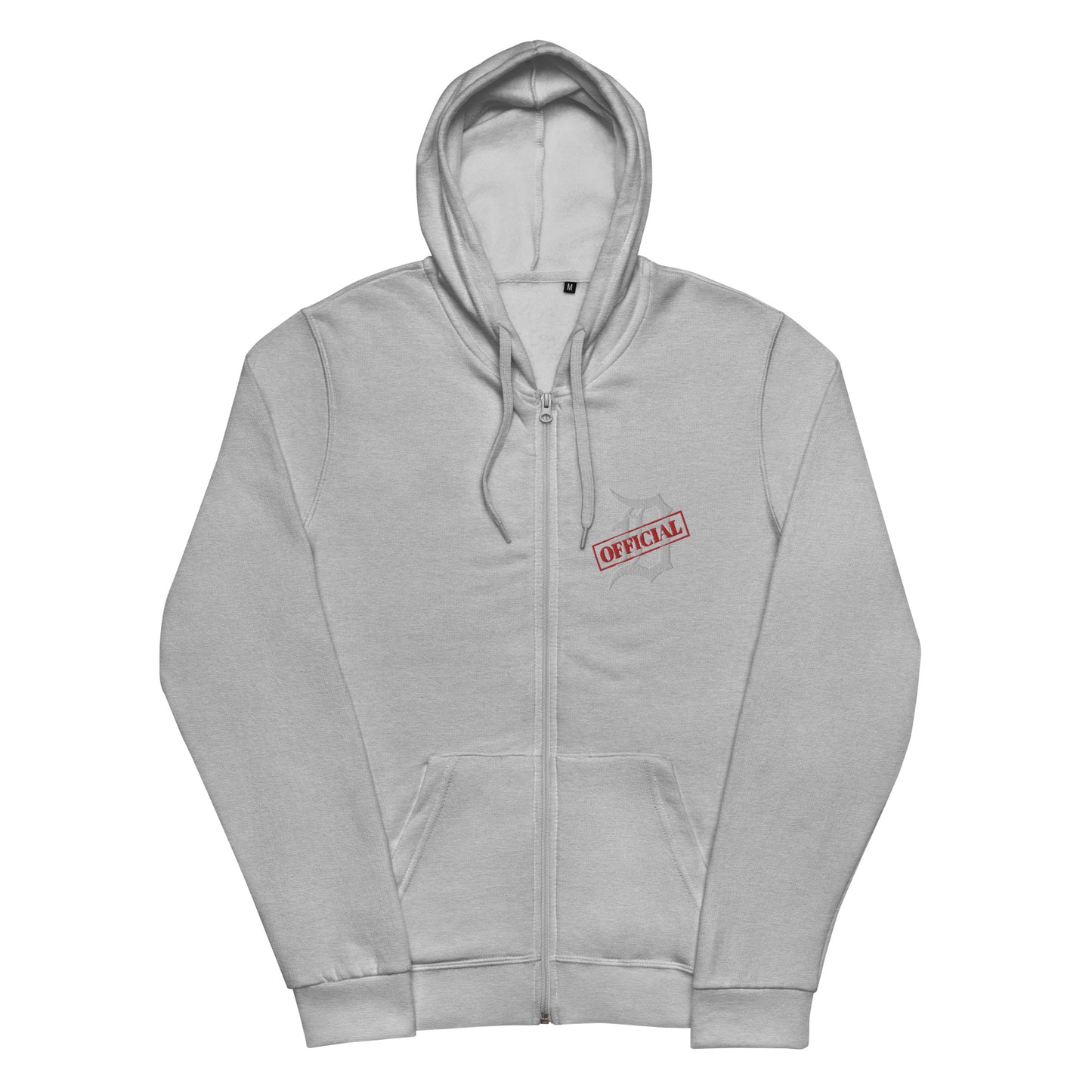 D-OFFICIAL BRANDS "Original Logo" Embroidered Zip-Up Hoodie