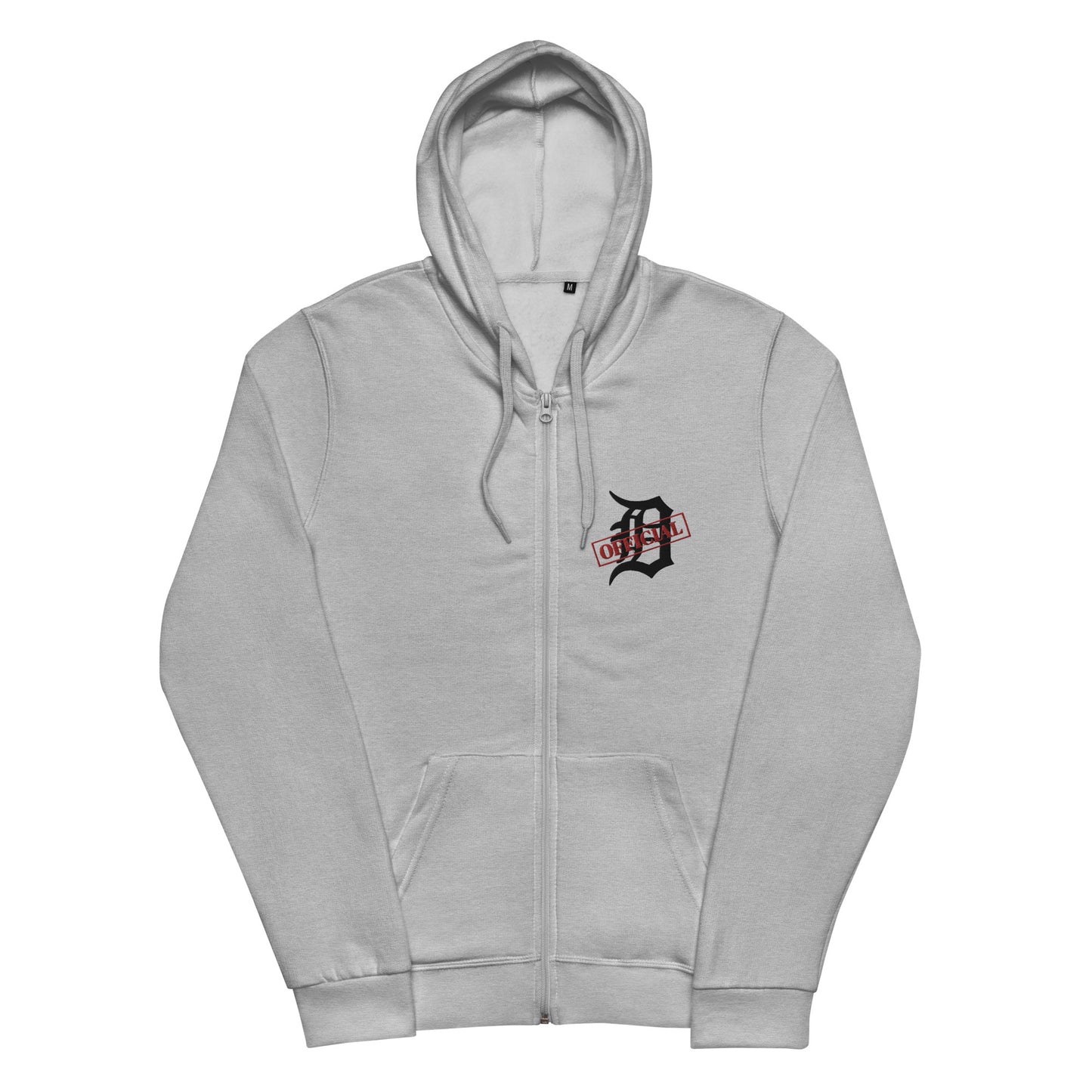 D-OFFICIAL BRANDS "Original Logo" Embroidered Zip-Up Hoodie