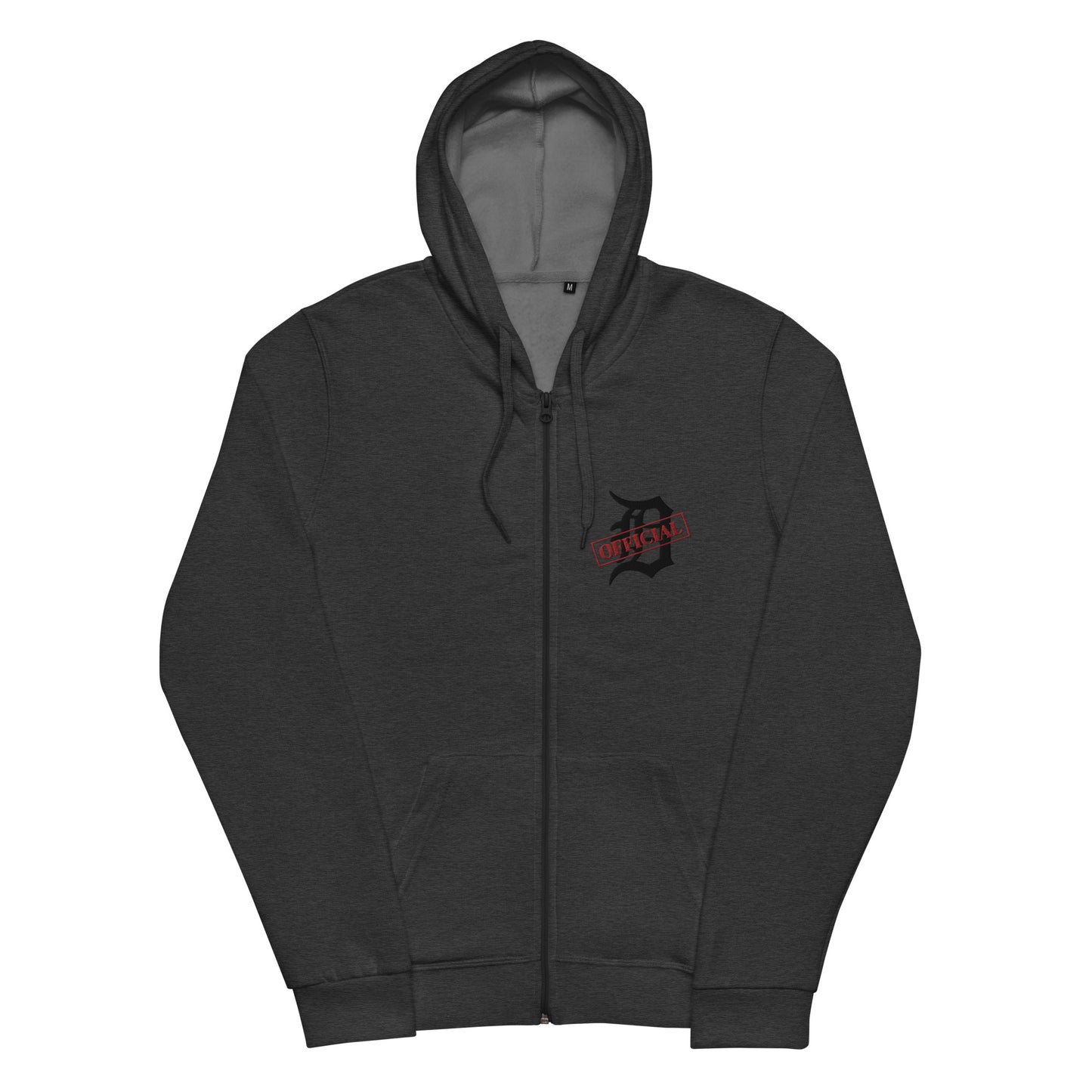 D-OFFICIAL BRANDS "Original Logo" Embroidered Zip-Up Hoodie