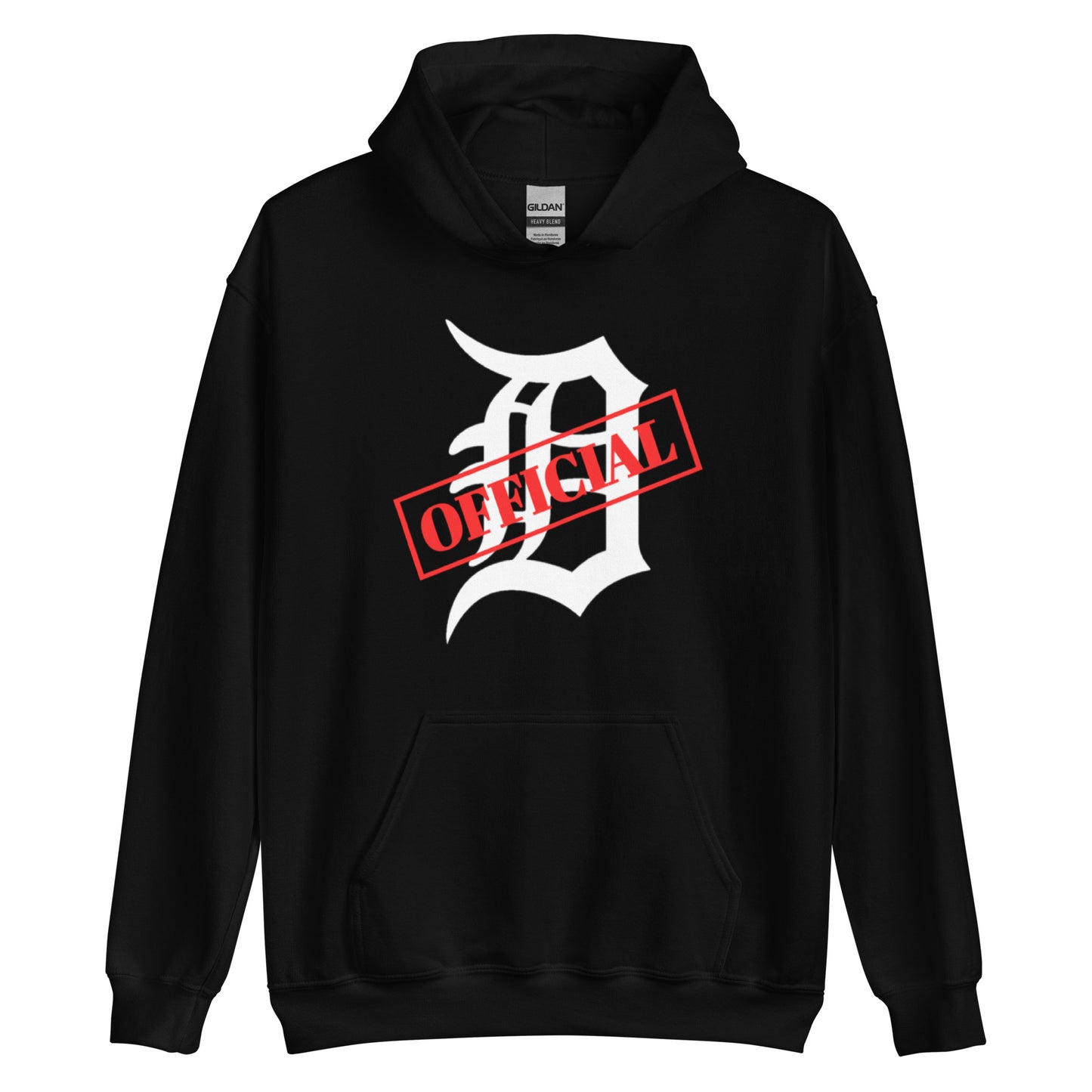 D-OFFICIAL BRANDS "Original Logo" Pullover Hoodie (White Logo Collection)