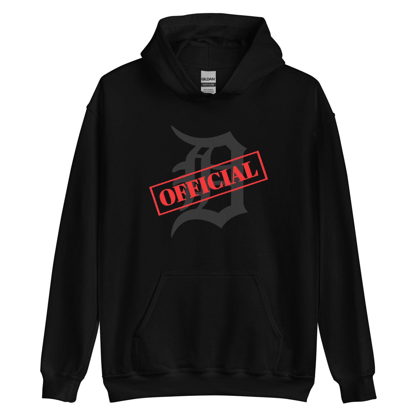 D-OFFICIAL BRANDS "Original Logo" Pullover Hoodie (Black Logo Collection)