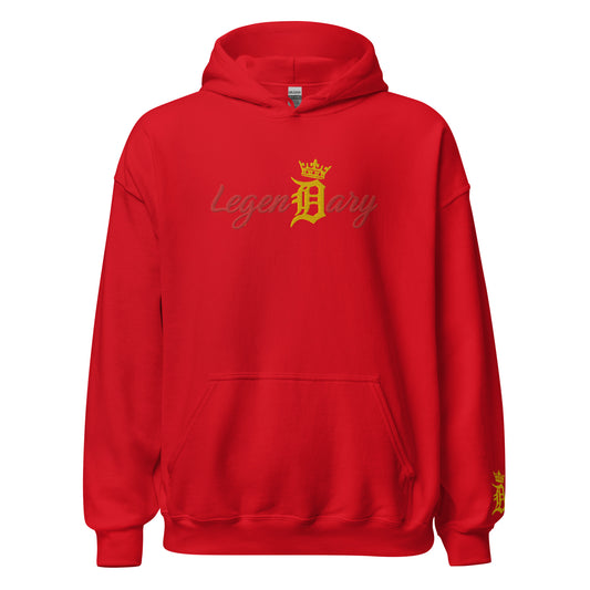 LEGENDARY "Original Logo" Embroidered Hoodie, By D-OFFICIAL BRANDS