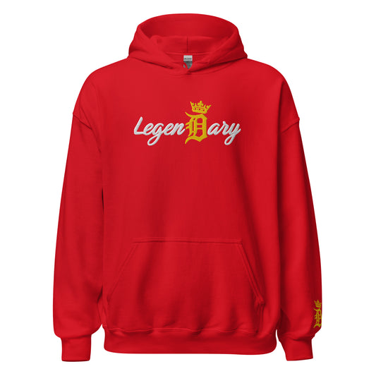 LEGENDARY "Original Logo" Embroidered Hoodie, By D-OFFICIAL BRANDS