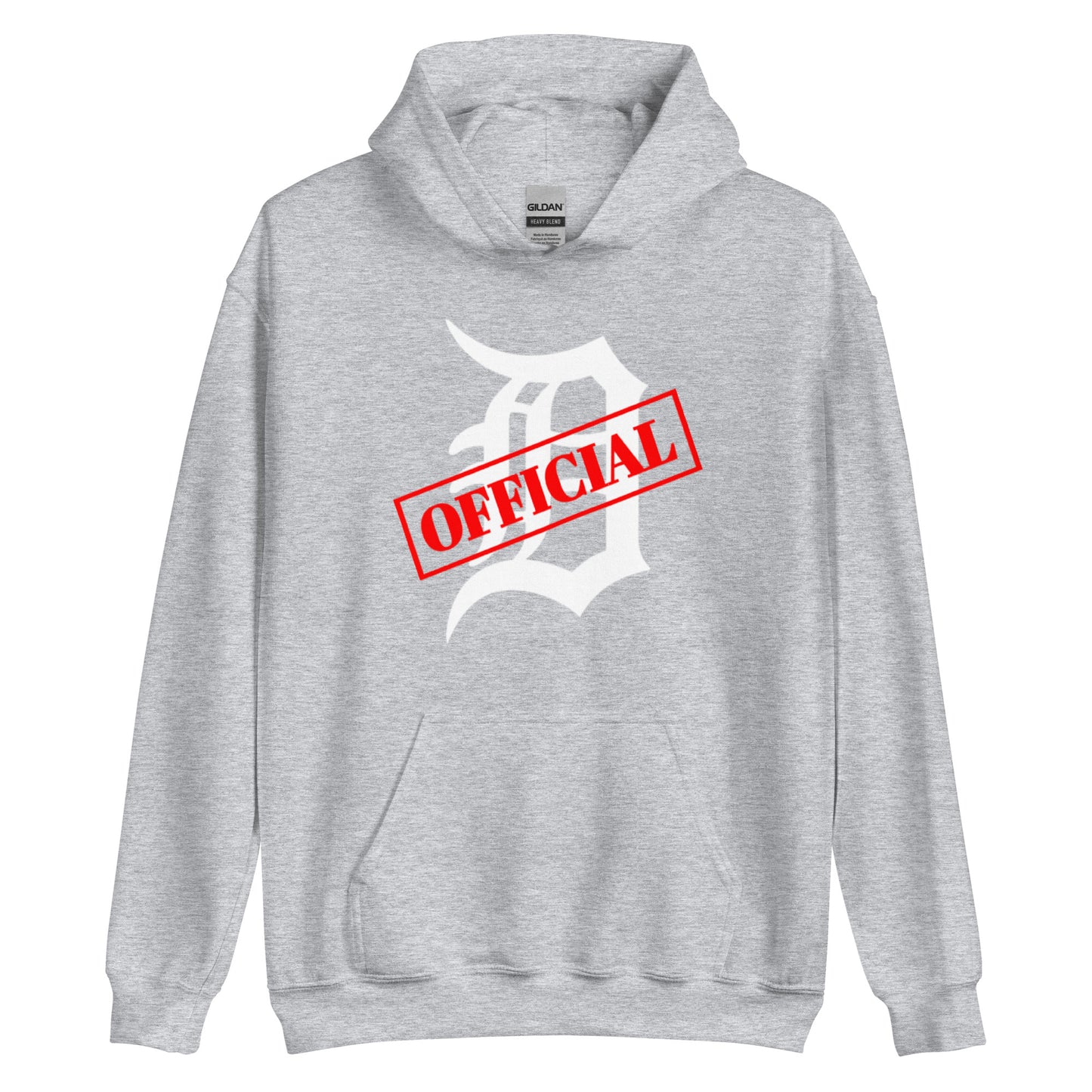 D-OFFICIAL BRANDS "Original Logo" Pullover Hoodie (White Logo Collection)