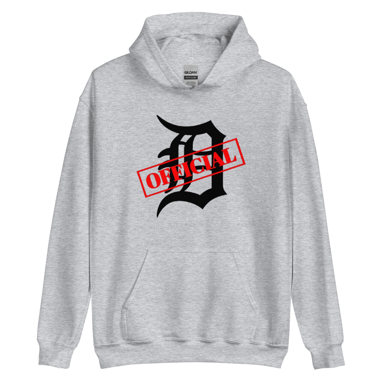 D-OFFICIAL BRANDS "Original Logo" Pullover Hoodie (Black Logo Collection)