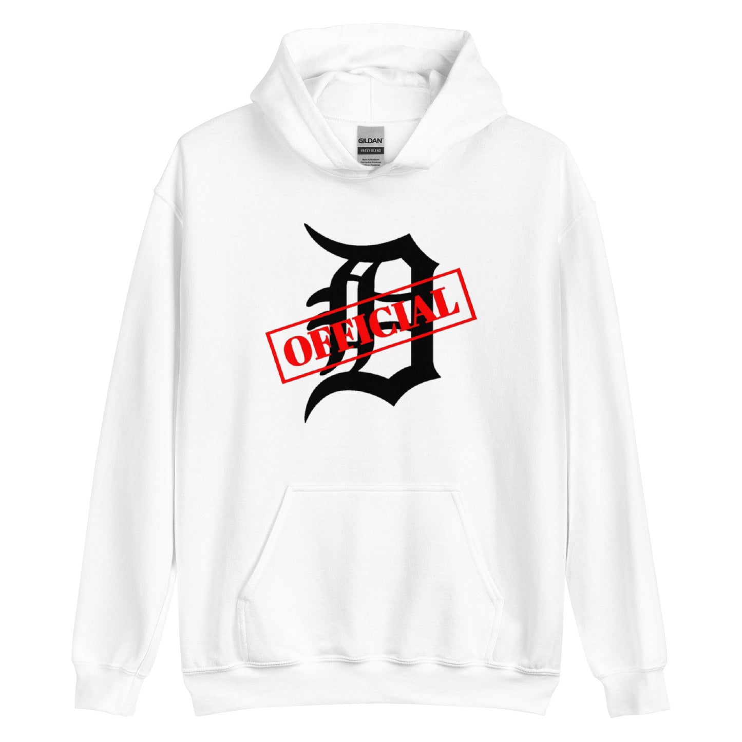 D-OFFICIAL BRANDS "Original Logo" Pullover Hoodie (Black Logo Collection)