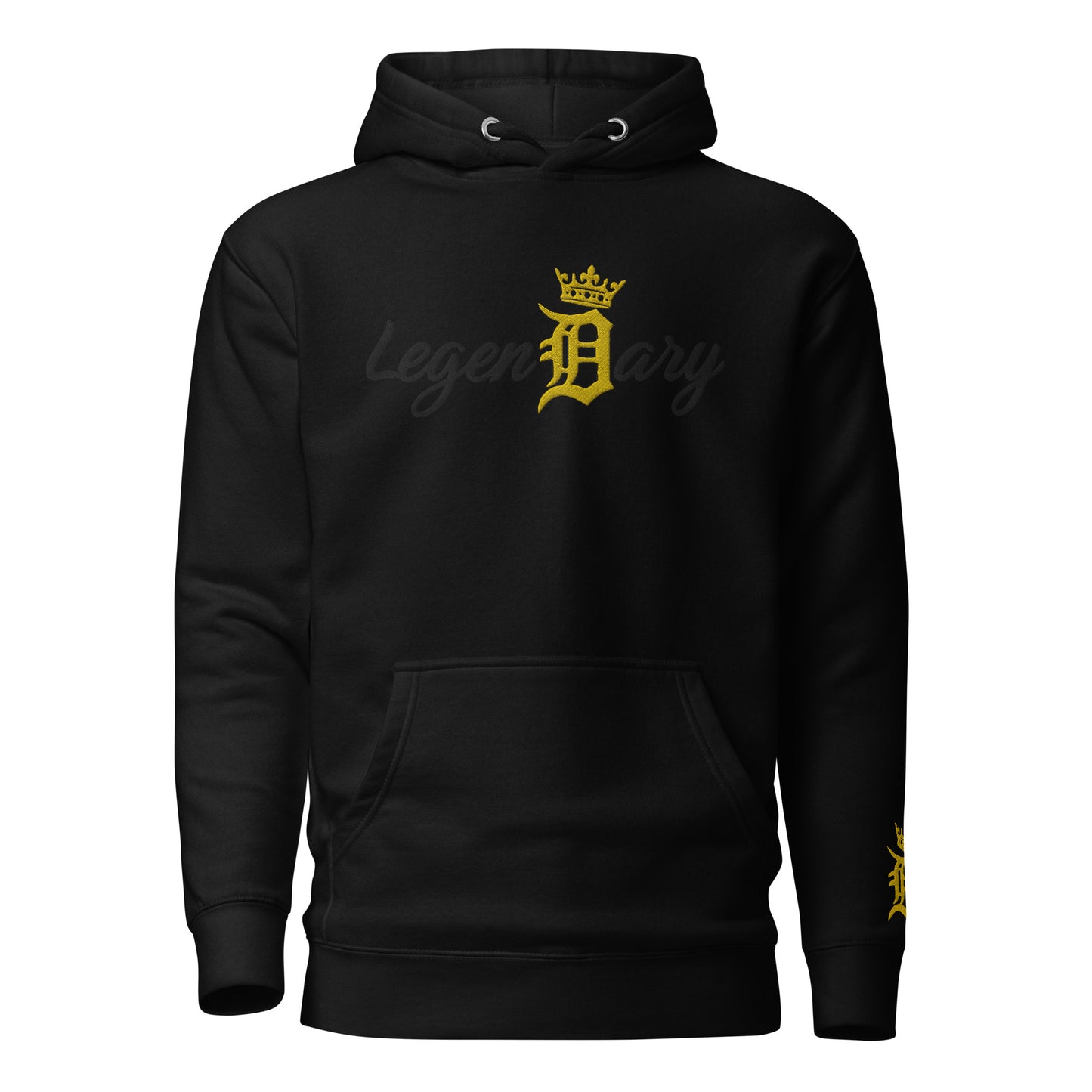 LEGENDARY "Original Logo" Embroidered Hoodie, By D-OFFICIAL BRANDS