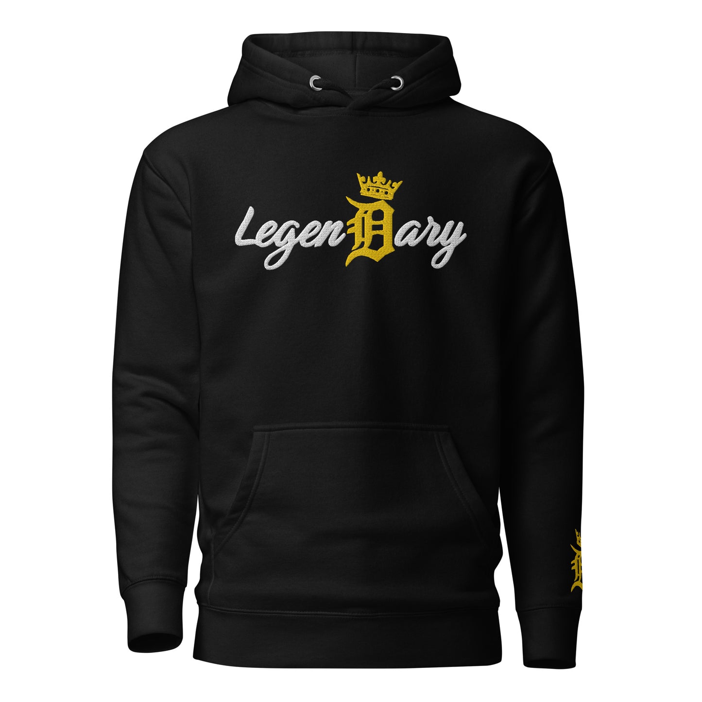 LEGENDARY "Original Logo" Embroidered Hoodie, By D-OFFICIAL BRANDS