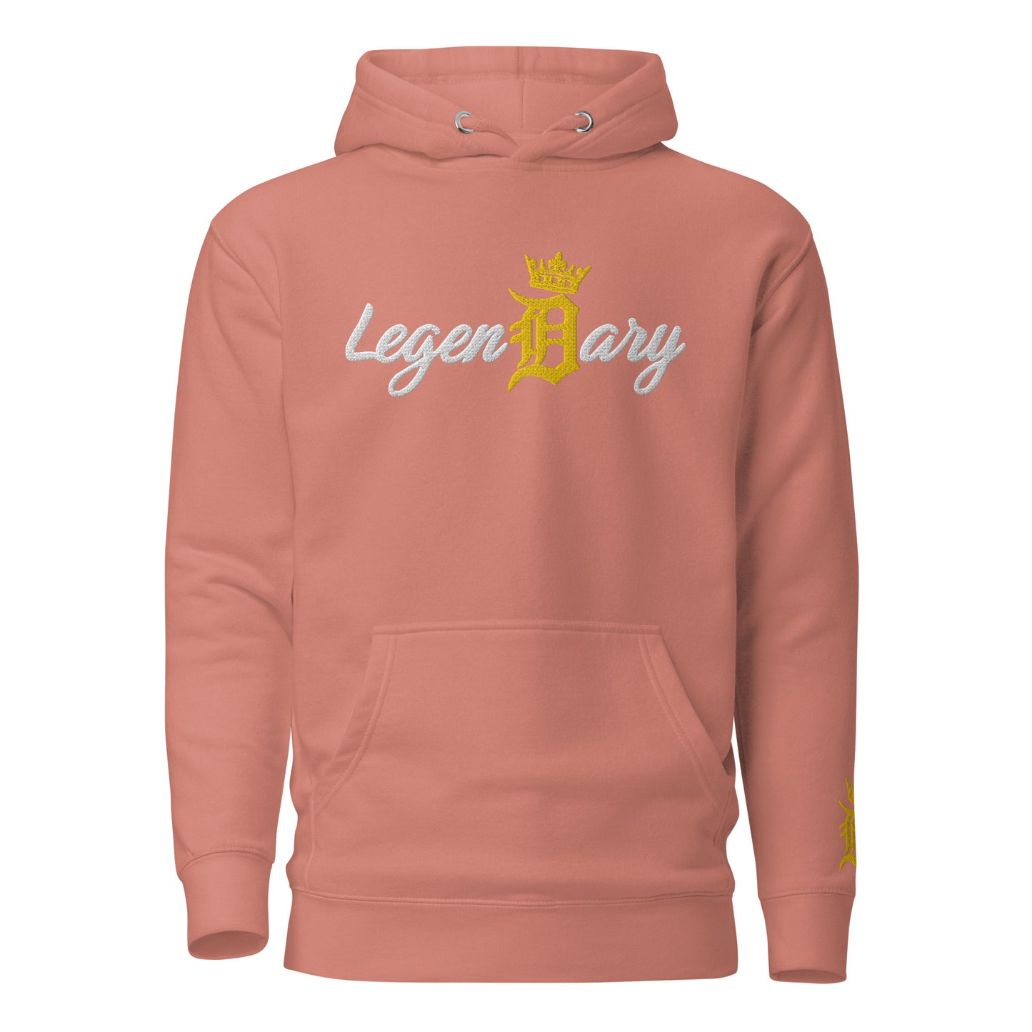 LEGENDARY "Original Logo" Embroidered Hoodie, By D-OFFICIAL BRANDS