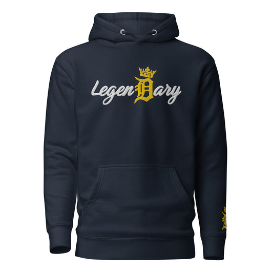 LEGENDARY "Original Logo" Embroidered Hoodie, By D-OFFICIAL BRANDS